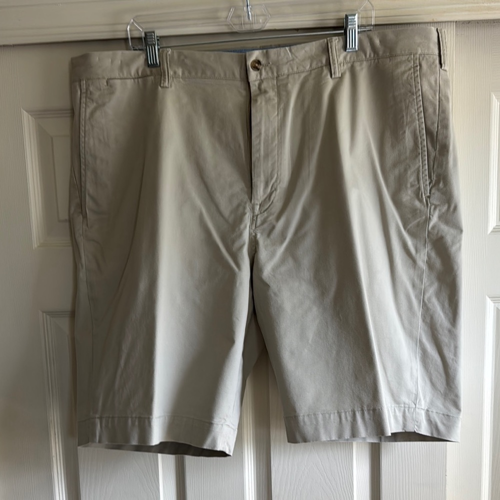 Polo by Ralph Lauren Tan Flat Front Shorts